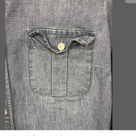 J. Crew Denim Shirt XS Chambray Blouse Blue Jean - Picture 8 of 8